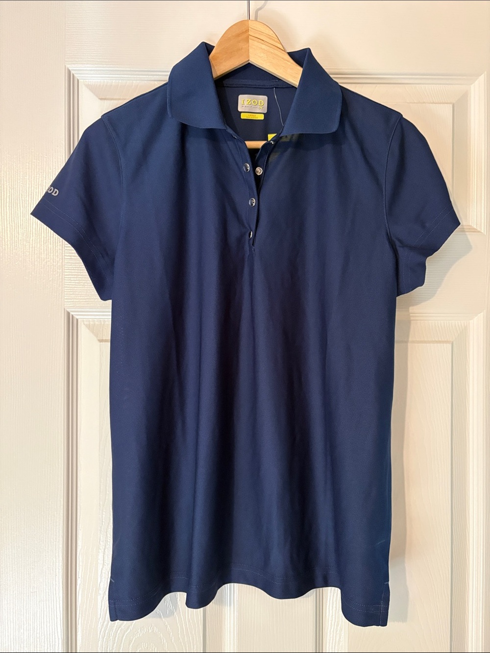 Izod Navy Blue Women's Long-Sleeve Polo Shirt